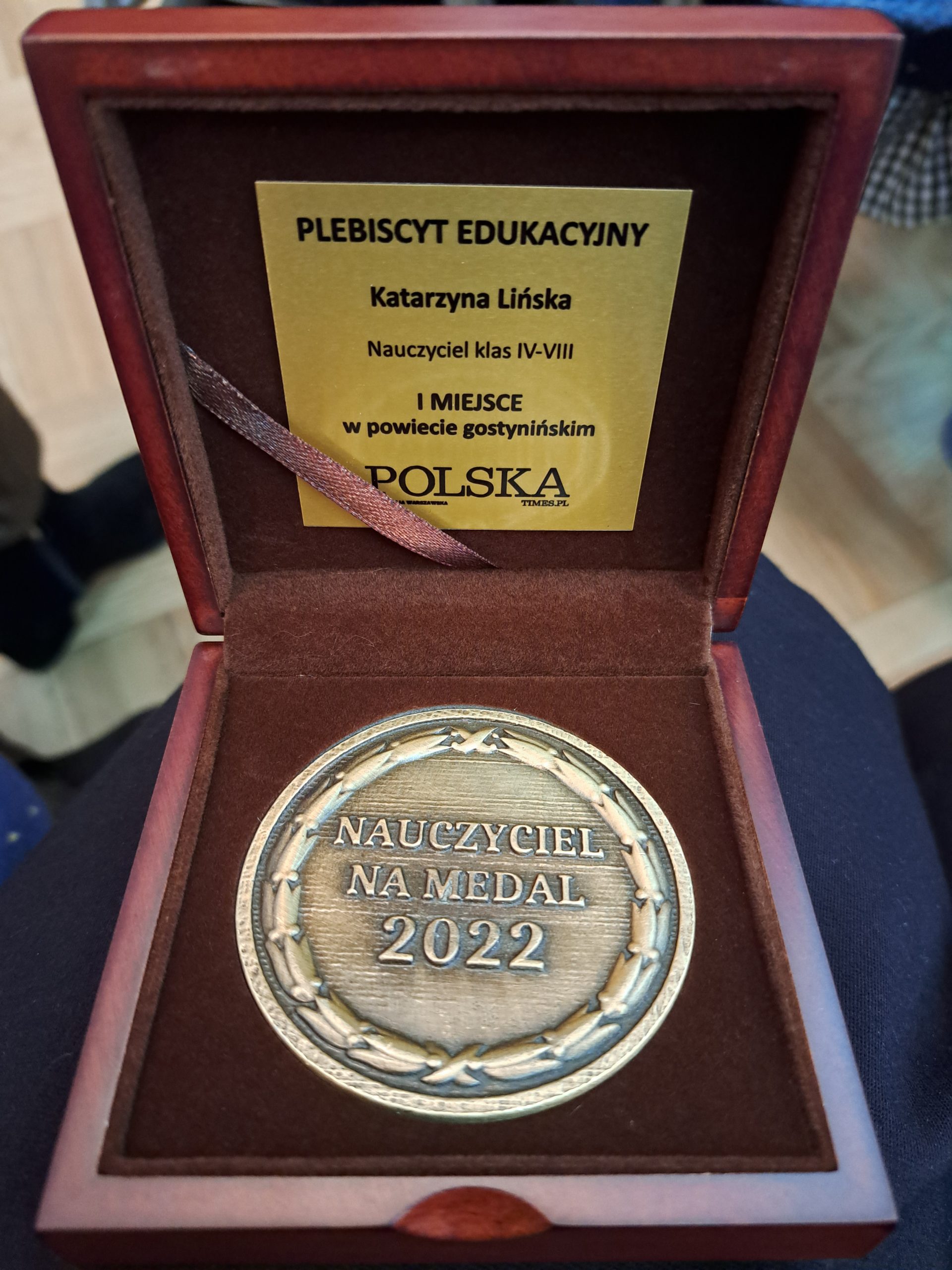 Medal dla Katarzyny Lińskiej