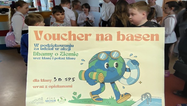 Voucher na bezpłatne wejście na pływalnię